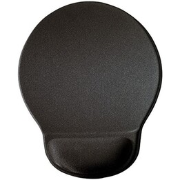 DURABLE ERGOTOP® mouse pad with gel support oval charcoal