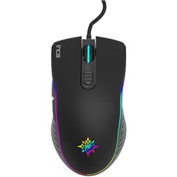 Mouse Inca Gaming IMG-GT15 4800 DPI. RGB. 7 teclas. USB. SW de varejo