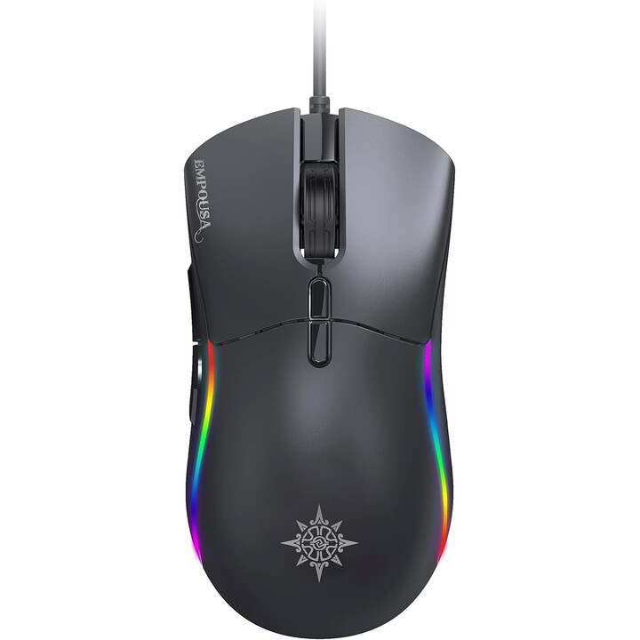 Mouse da gioco INCA IMG-GT20 10000 DPI. RGB. 7 tasti. USB. Software al dettaglio