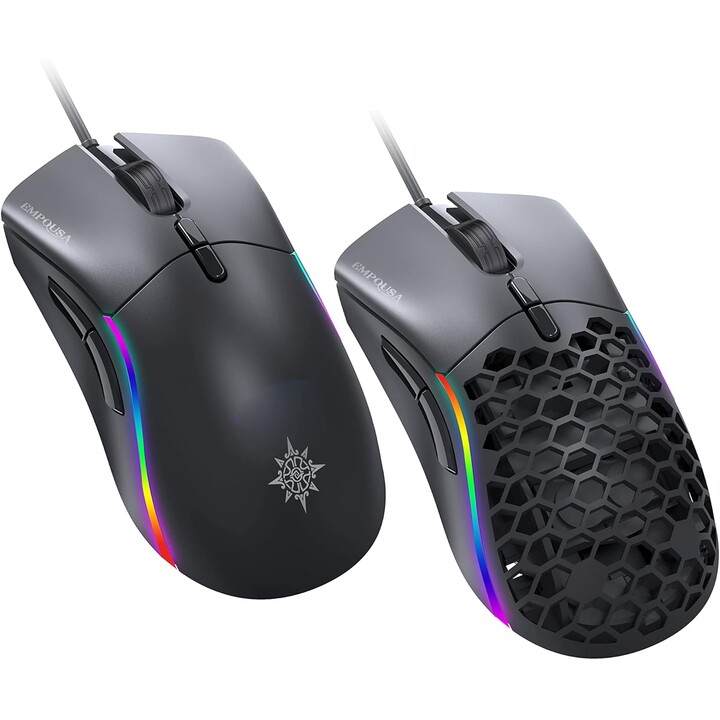 Mouse da gioco INCA IMG-GT20 10000 DPI. RGB. 7 tasti. USB. Software al dettaglio