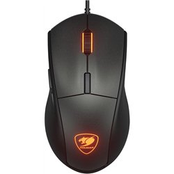 Cougar Minosex Black, capteur optique PMW3330-7200 DPI, commutateurs omron, rétro-éclairage RVB personnalisable, conception ergo