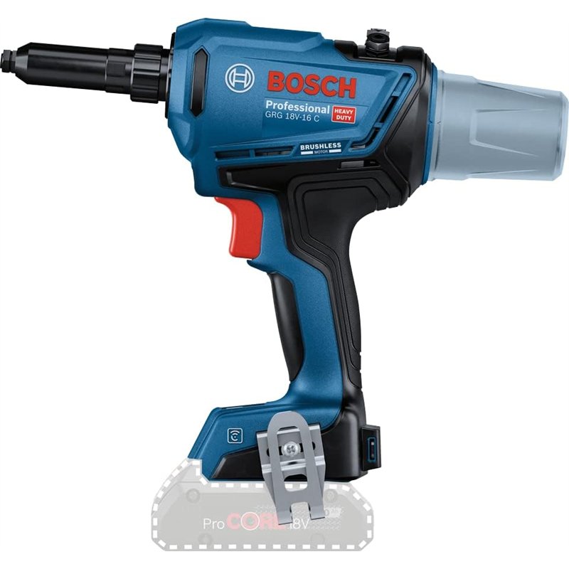 Bosch Professional 18V Sistema GRG 18V-16 C Gun de remaches inalámbrico