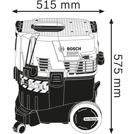 Bosch Professional Gas 35 L SFC+ Extractor de polvo industrial