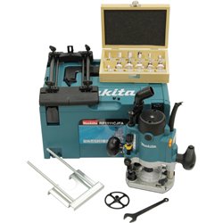 Makita RP1111CJFA Router con accesorios 1100W