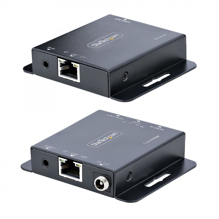 StarTech.com EXTEND-HDMI-4K40C6P1 Audio/Video Extender AV Signal Transmitter and Receiver Black