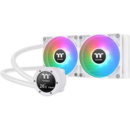 K THERMALTAKE DI RESVUZIONE ACQUA CREELLA CREELLO TH240 V2 Ultra Argb Sync CPU CPU Cooler Cooler Snow Edition All-in-One
