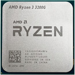 AMD AM4 Ryzen 4 Bandejas 3200G 3,6 GHz MAX Boost 4,00 GHz 4,0 GHz 4x Núcleo 4 MB 65 W