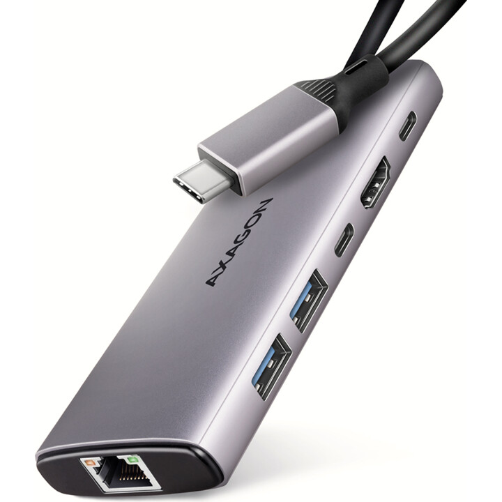 I/O-HUB USB-C 6IN1 10GBPS/0,15M HMC-6G2L AXAGON