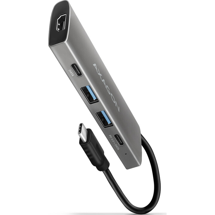 HUB E/S USB-C 5IN1/0,2M HMC-5G2 AXAGON