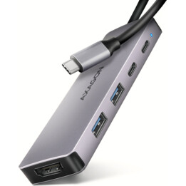 HUB E/S USB-C 5 EN 1/0,15 M HMC-5H60 AXAGON