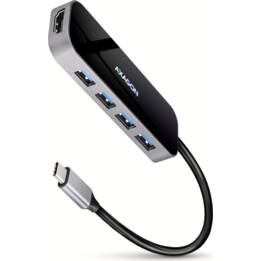 I/O HUB USB-C 6IN1/0.2M HMC-6H4A AXAGON