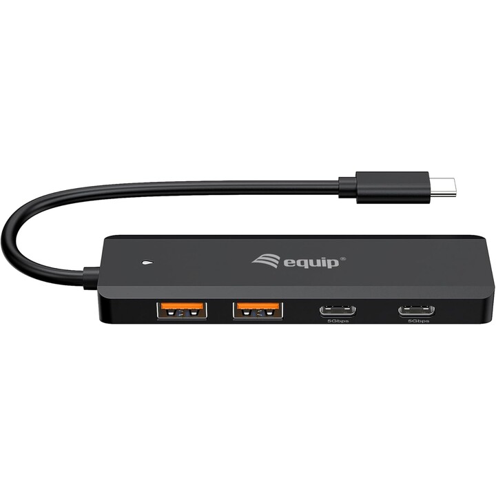 Equipar Hub USB 4 portas 3.2/C--2xUSB-C 2xUSB-A 10Gbps o.Netz.sw
