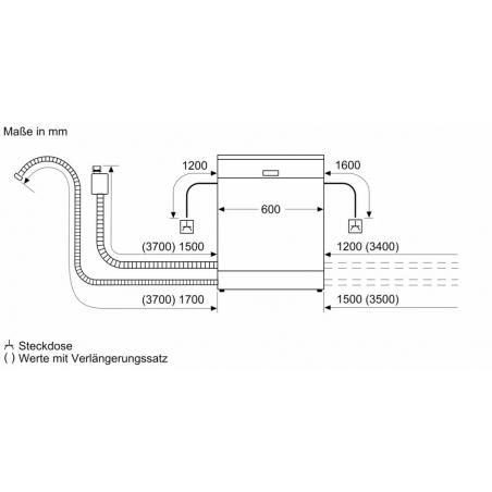 Bosch Serie 2 SMU2HVS02E lavavajillas Bajo encimera 14 cubiertos D