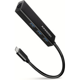 HUB I/O USB-C 4PORTE GLAN/0,2M HMC-GL3A AXAGON