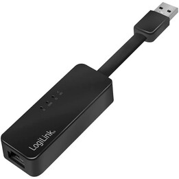LogiLink USB 3.0 - RJ45 (ST-BU) Adapter Schwarz