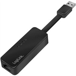 Adaptador LogiLink USB 3.0 - RJ45 (ST-BU) Preto