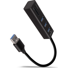 HUB E/S USB3.2 3P SD/MICROSD/0.2M HMA-CR3A AXAGON