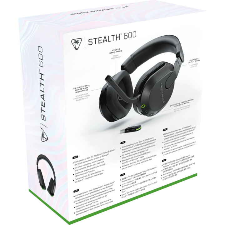 Fone de ouvido estéreo over-ear Turtle Beach Stealth 600 GEN3 XB. Preto
