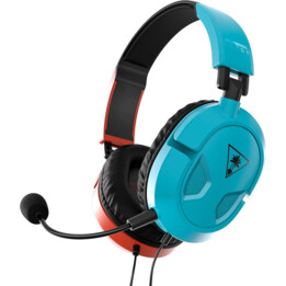 Fone de ouvido estéreo over-ear para jogos Turtle Beach Recon 50N vermelho/azul