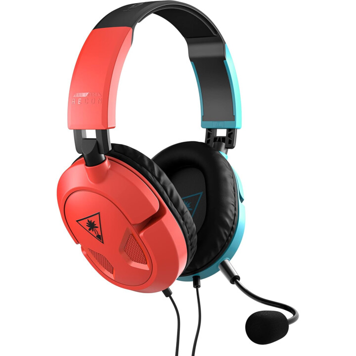 Turtle Beach Recon 50N Red/Blue Over-Ear Stereo Gaming Headset