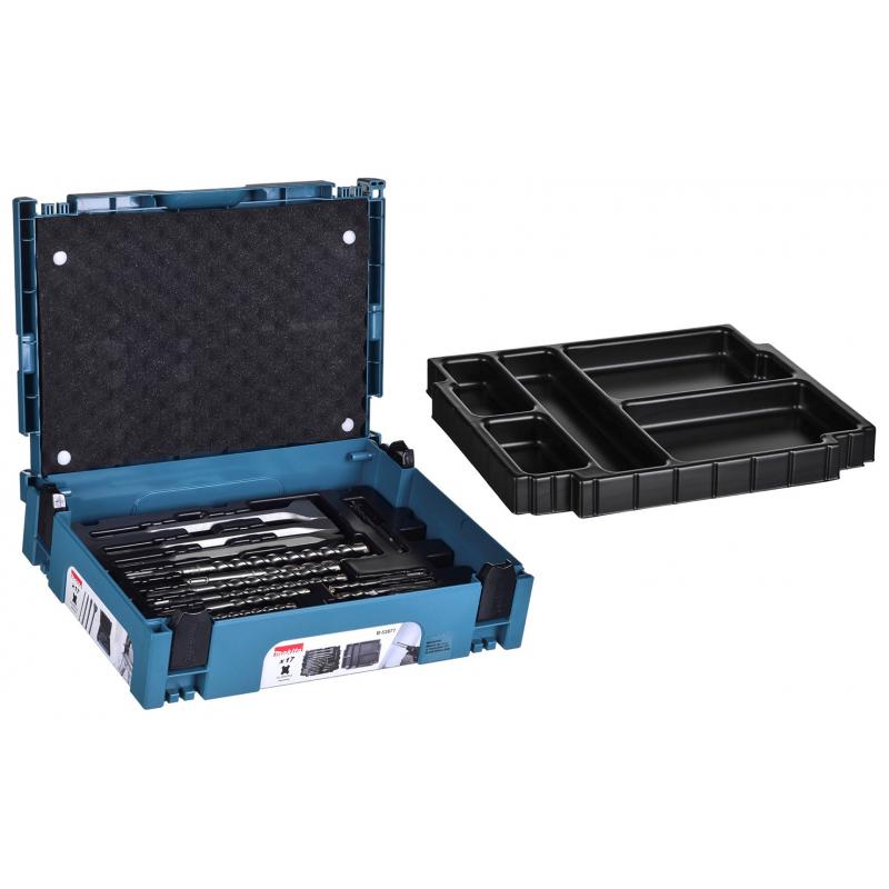 MAKITA SDS DRILL BIT SET + CHISELS 17pcs. IN A MACPAC SUITCASE