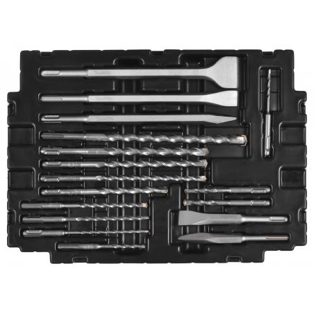 MAKITA SDS DRILL BIT SET + CHISELS 17pcs. IN A MACPAC SUITCASE