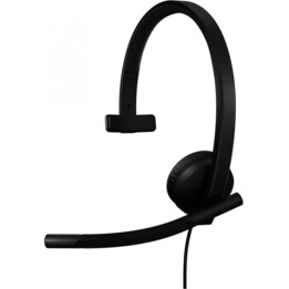 Logitech H570E Cuffie cablate Office/Call Center USB Type-C Nero
