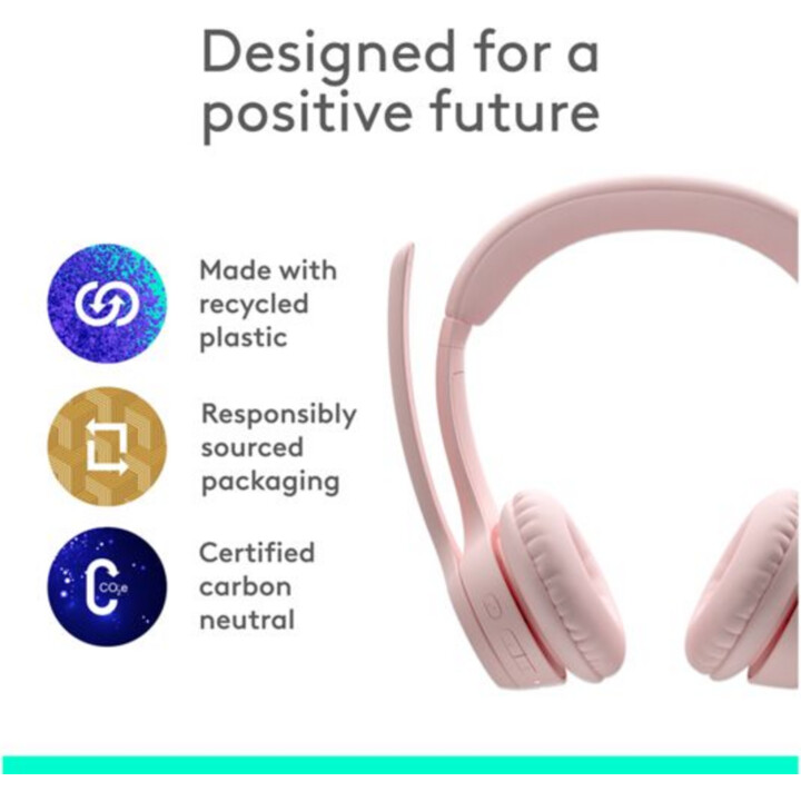 Logitech Zone 300 Auricolare wireless rosa
