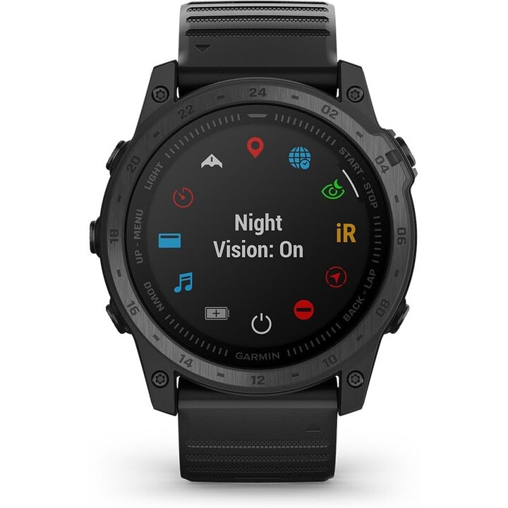 Garmin Tactix® 7, Reloj de GPS táctico avanzado de edición estándar con correa de silicona, negro