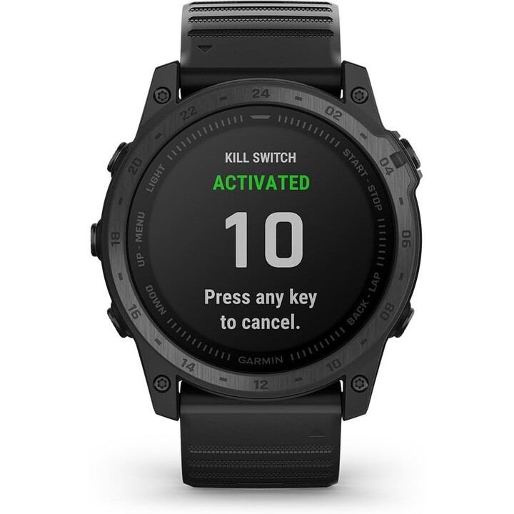 Garmin Tactix® 7, Reloj de GPS táctico avanzado de edición estándar con correa de silicona, negro