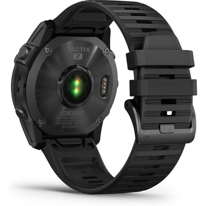 Garmin Tactix® 7, Reloj de GPS táctico avanzado de edición estándar con correa de silicona, negro