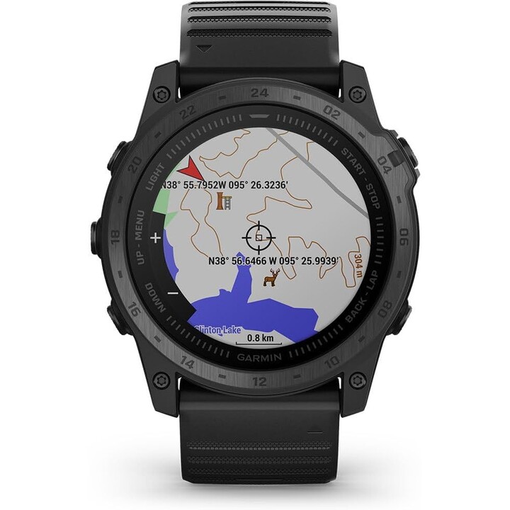 Garmin Tactix® 7, Reloj de GPS táctico avanzado de edición estándar con correa de silicona, negro