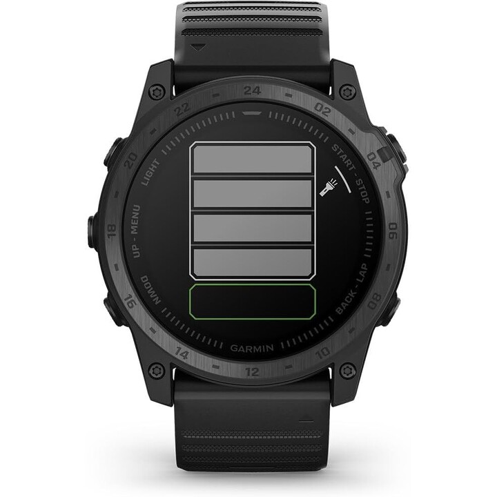 Garmin Tactix® 7, Reloj de GPS táctico avanzado de edición estándar con correa de silicona, negro
