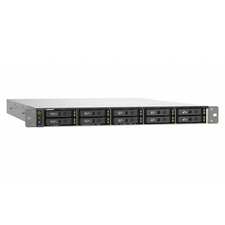 QNAP TS-h1090FU NAS Bastidor (1U) Ethernet Negro, Gris 7232P