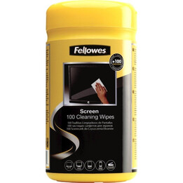 Fellowes 9183101 Screen Cleaning Wipes Dispenser (Pack of 6)