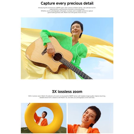 Xiaomi Redmi 13X 8/256GB, Dual Sim, MTK Helio G91 Ultra, 108MP Camera, Fast Charging 6.79 FHD+ Display, Gold