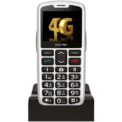 Beafon SL260 Silverline, Senior Mobile Phone with SOS Emergency Button, Hearing Aid Compatible, M4/T4, Light Signal, Display 5,8