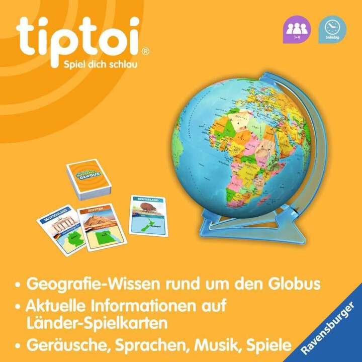 Ravensburger tiptoi: The interactive educational globe