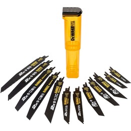 Juego de sierras de calar y sierras de sable DeWALT DT2441L-QZ para uso profesional, Plata
