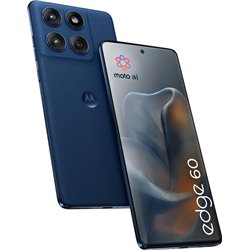 Motorola Edge 60 5G, 12GB 256GB, exhibición de 16,9 cm, Android 15, USB-C, 5200mAh, Mar Gibraltar, azul