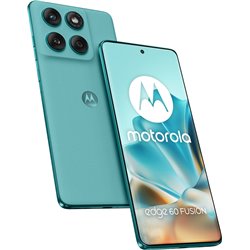 Motorola Edge 60 Fusion 5G, 12 Go 256 Go Dual Sim, Amazonite, bleu