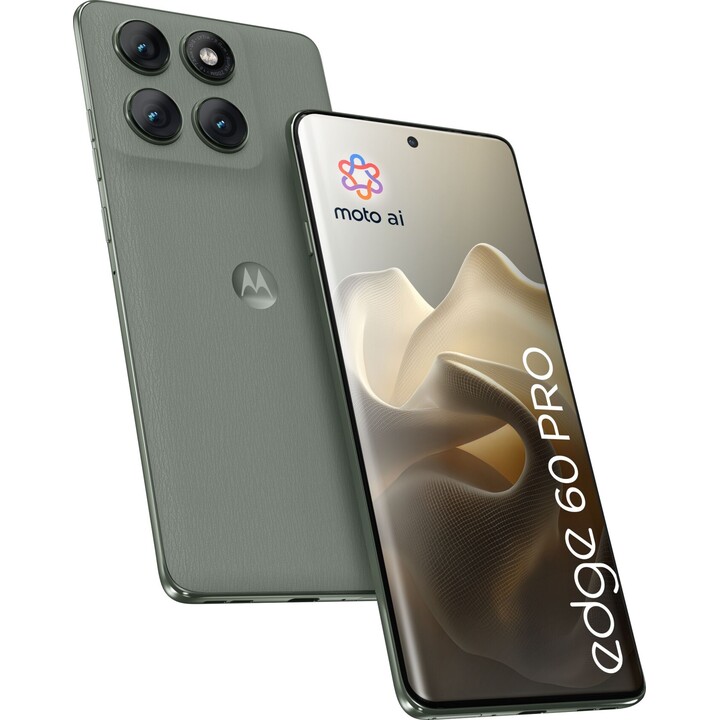 Motorola Edge 60 Pro 5G, 12GB 512GB, 16,9cm (6.67) Dispaly, 50+50+10 Mpx camera, 6000mAh, Shadow, Green