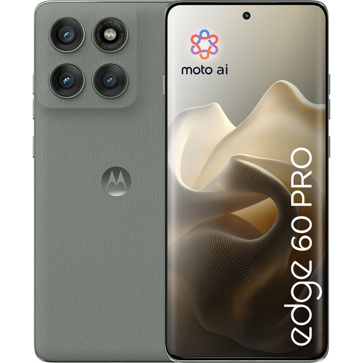 Motorola Edge 60 Pro 5G, 12GB 512GB, 16,9cm (6.67) Dispaly, 50+50+10 Mpx camera, 6000mAh, Shadow, Green