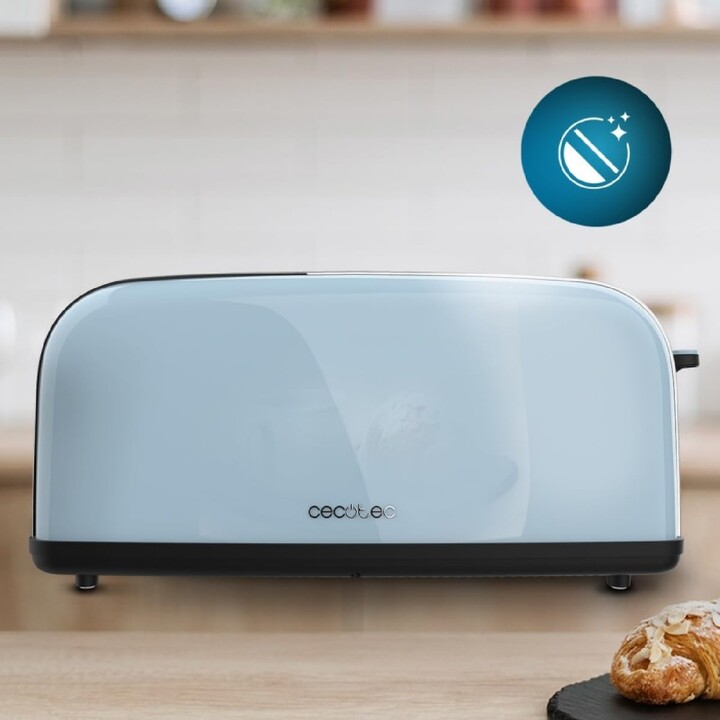 Grille-pain vertical Toastin' time 850 Blue Long