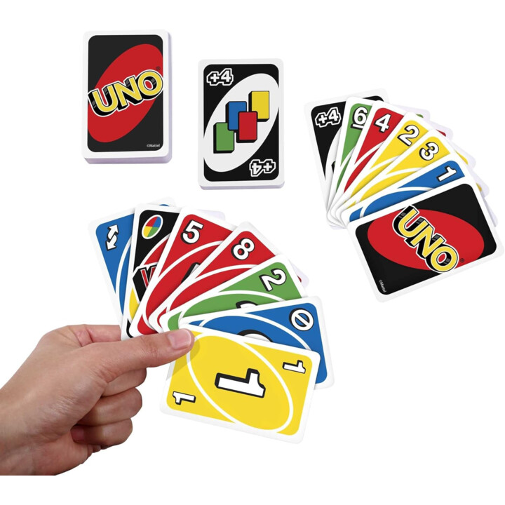 UNO Mattel Juego de Cartas Clásico 2-10 Jugadores 7