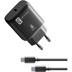Cellularline USB-C SuperfastChargerKit 25W mitKabel f.Samsung