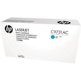 HP toner cartridge - Contract - C9731AC - No.645A - cyan - 12,000 pages