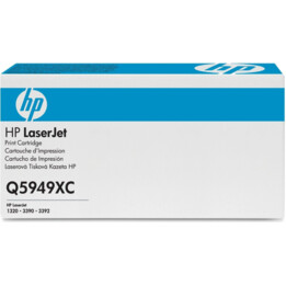 Cartucho de tóner HP - Contrato - Q5949XC - No.49X - Negro - 6,000 páginas