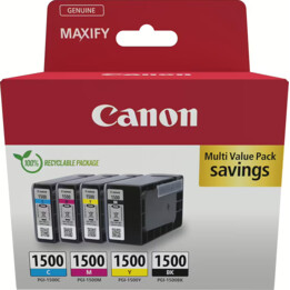 Canon Ink PGI-1500 9218B006 Multipack de 4 (bk/c/m/y) original
