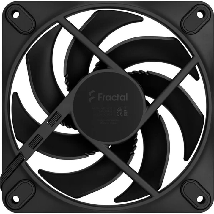 Fractal Ventilador Caja Momentum 12 Black Fd-f-mo1-1201